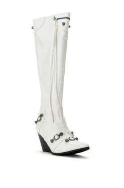 Alternative view of A GOOD ONE WHITE CROC BOOT