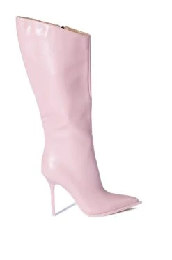 Alternative view of AZALEA WANG ALL ANGLES BELOW THE KNEE STILETTO BOOT