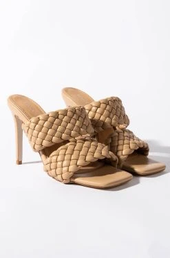 AZALEA WANG ALL YOUR LOVE STILETTO SANDAL IN NUDE -AKIRA salestore azalea wang all your love stiletto sandal in nude nude 4 4