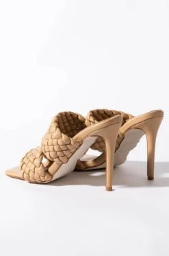 AZALEA WANG ALL YOUR LOVE STILETTO SANDAL IN NUDE -AKIRA salestore azalea wang all your love stiletto sandal in nude nude 5 5