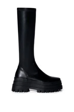 Alternative view of AZALEA WANG ARETHA STRETCH BOOT WITH 4 WAY STRETCH IN BLACK