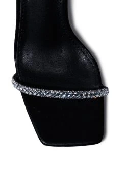 Alternative view of AZALEA WANG BROMLEY STRAPPY SANDAL IN BLACK