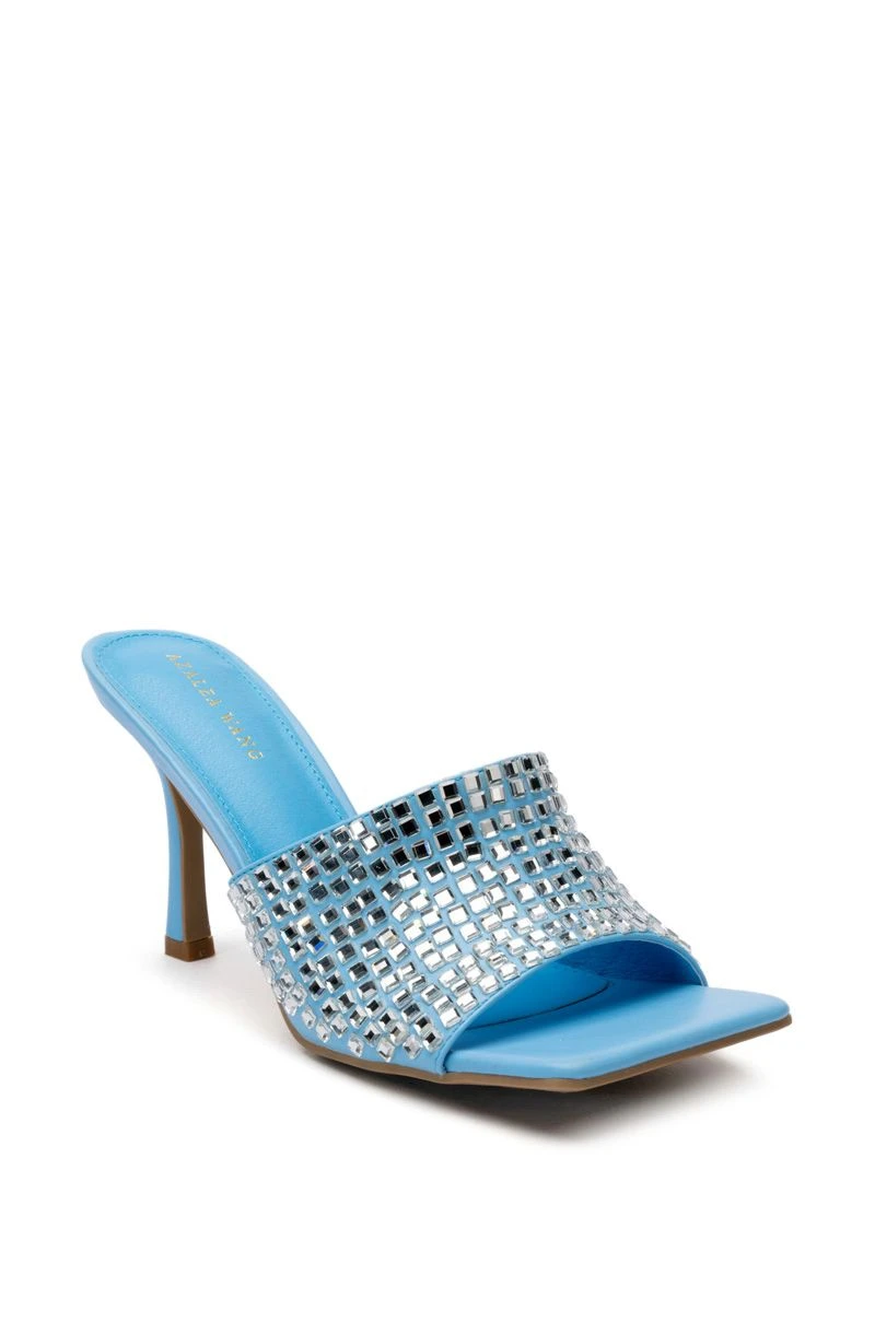 AZALEA WANG BUFFALO EMBELLIHED SANDAL IN TURQUOISE 3 AZALEA WANG BUFFALO EMBELLIHED SANDAL IN TURQUOISE - Image 3