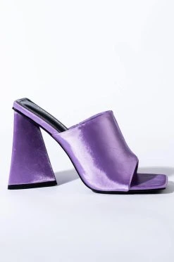 Alternative view of AZALEA WANG CAUGHT IN A DREAM CHUNKY SANDAL IN PURPLE