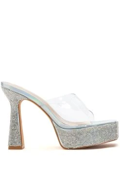 Alternative view of AZALEA WANG CLASSY OPHELIA SILVER SANDAL