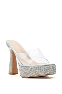 AZALEA WANG CLASSY OPHELIA SILVER SANDAL -AKIRA salestore azalea wang classy ophelia silver sandal silver 3 3