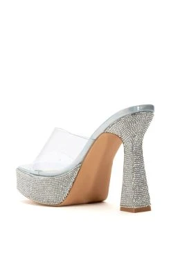 AZALEA WANG CLASSY OPHELIA SILVER SANDAL -AKIRA salestore azalea wang classy ophelia silver sandal silver 4 4