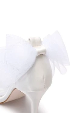 AZALEA WANG CORALIE STILETTO SATIN MULE SANDAL IN WHITE -AKIRA salestore azalea wang coralie stiletto satin mule sandal in white white 8 8 c1