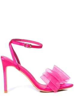 Alternative view of AZALEA WANG DANIELLA STILETTO SANDAL IN PINK