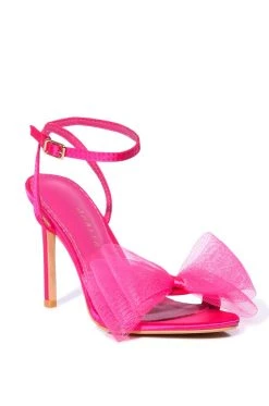 AZALEA WANG DANIELLA STILETTO SANDAL IN PINK -AKIRA salestore azalea wang daniella stiletto sandal in pink pink 4 4