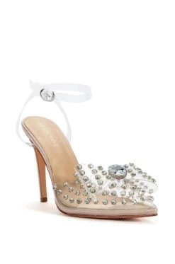 Alternative view of AZALEA WANG DO MY THING BLING BLING PUMP IN NUDE