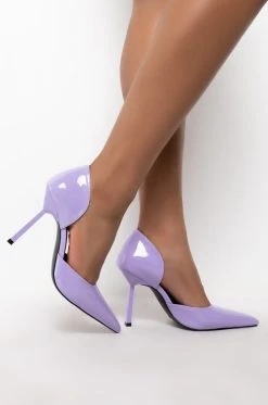 Alternative view of AZALEA WANG DONT TRIP STILETTO PUMP IN PURPLE
