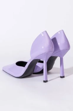 AZALEA WANG DONT TRIP STILETTO PUMP IN PURPLE -AKIRA salestore azalea wang dont trip stiletto pump in purple purple 5 5