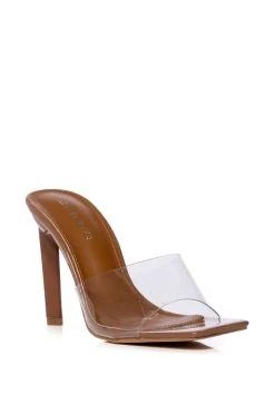 Alternative view of AZALEA WANG DROP STILETTO SANDAL IN NUDE