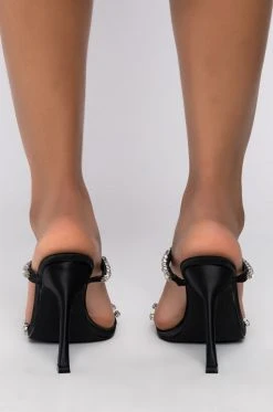 AZALEA WANG FEELS LIKE BLISS STILETTO SANDAL IN BLACK -AKIRA salestore azalea wang feels like bliss stiletto sandal in black black 4 4