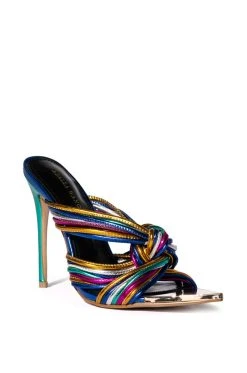 AZALEA WANG FIFI MULTI COLORED STILETTO SANDAL -AKIRA salestore azalea wang fifi multi colored stiletto sandal multi 3 3