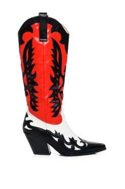Alternative view of AZALEA WANG GFORCE MULTI COLORED WESTERN BOOT