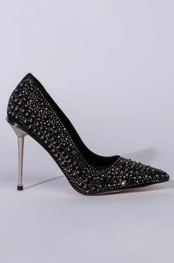 AZALEA WANG GLITCH IN THE SYSTEM STILETTO PUMP IN BLACK 8 AZALEA WANG GLITCH IN THE SYSTEM STILETTO PUMP IN BLACK -AKIRA salestore azalea wang glitch in the system stiletto pump in black black 3 3