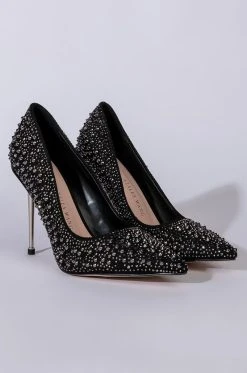 AZALEA WANG GLITCH IN THE SYSTEM STILETTO PUMP IN BLACK 9 AZALEA WANG GLITCH IN THE SYSTEM STILETTO PUMP IN BLACK -AKIRA salestore azalea wang glitch in the system stiletto pump in black black 4 4