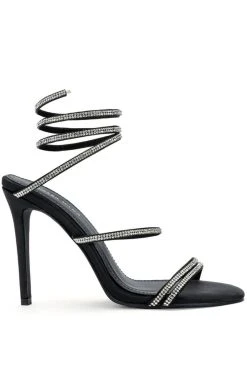 Alternative view of AZALEA WANG HOT TO TROT STILETTO SANDAL IN BLACK