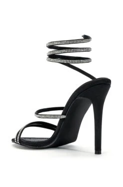 AZALEA WANG HOT TO TROT STILETTO SANDAL IN BLACK -AKIRA salestore azalea wang hot to trot stiletto sandal in black black 4 4 c1