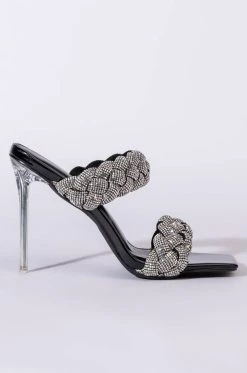 AZALEA WANG IT WAS ALL A DREAM STILETTO SANDAL IN BLACK -AKIRA salestore azalea wang it was all a dream stiletto sandal in black black 3 3