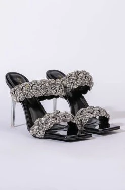 AZALEA WANG IT WAS ALL A DREAM STILETTO SANDAL IN BLACK -AKIRA salestore azalea wang it was all a dream stiletto sandal in black black 4 4