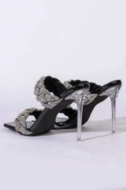 AZALEA WANG IT WAS ALL A DREAM STILETTO SANDAL IN BLACK -AKIRA salestore azalea wang it was all a dream stiletto sandal in black black 5 5