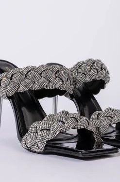 AZALEA WANG IT WAS ALL A DREAM STILETTO SANDAL IN BLACK -AKIRA salestore azalea wang it was all a dream stiletto sandal in black black 6 6