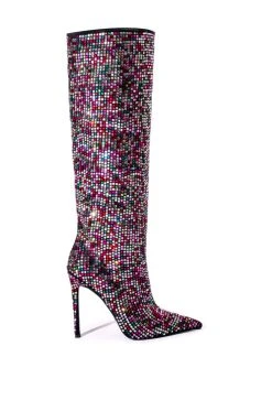 Alternative view of AZALEA WANG IZZY EMBELLISHED BOOT IN MULTI