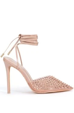 Alternative view of AZALEA WANG JUICY STILETTO PUMP WITH BLING IN NUDE
