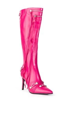 Alternative view of AZALEA WANG JUST FOR YOU STILETTO BOOT IN FUCHSIA