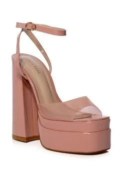 Alternative view of AZALEA WANG KAMILAH CHUNKY PLATFORM SANDAL IN PINK