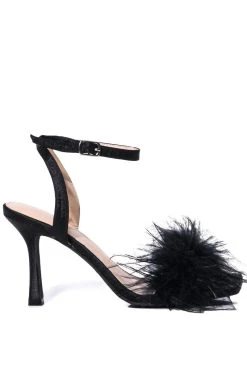 Alternative view of AZALEA WANG LUCINDA FEATHER SANDAL