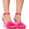 AZALEA WANG LUCINDA FEATHER SANDAL
