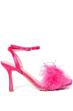 Alternative view of AZALEA WANG LUCINDA FEATHER SANDAL