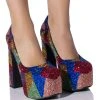 AZALEA WANG MARGARET EMBELLISHED PUMP IN MULTI