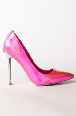 Alternative view of AZALEA WANG OFF THE GRID STILETTO PUMP IN PINK