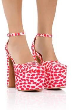 AZALEA WANG PRISCILLA PRINTED PLATFORM PUMP