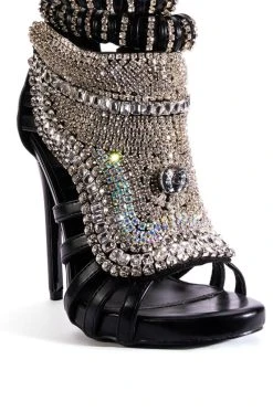 AZALEA WANG PUSH YOUR LUCK STILETTO SANDAL IN BLACK -AKIRA salestore azalea wang push your luck stiletto sandal in black black 5 5 c1