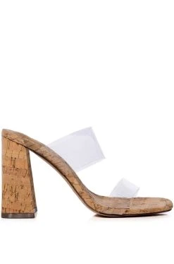 AZALEA WANG RANA CHUNKY SANDAL IN TAN