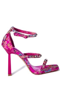 Alternative view of AZALEA WANG REALLY THAT GIRL STILETTO SANDAL IN PINK