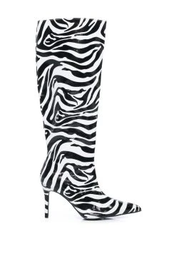 Alternative view of AZALEA WANG SCHROETER STILETTO BOOT IN BLACK