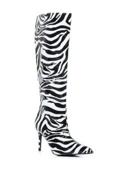 AZALEA WANG SCHROETER STILETTO BOOT IN BLACK -AKIRA salestore azalea wang schroeter stiletto boot in black black 3 3 c1