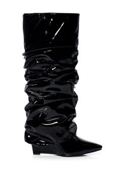 Alternative view of AZALEA WANG SIF WEDGE BOOT IN BLACK