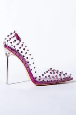 Alternative view of AZALEA WANG SOMETHING ABOUT YOU STILETTO PUMP IN FUCHSIA