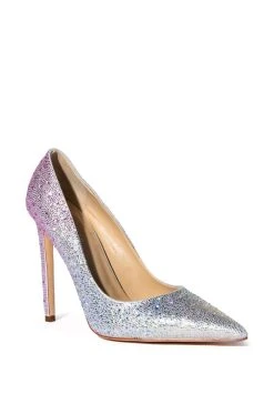 AZALEA WANG STARRY NIGHT EMBELLISHED OMBRE PUMP IN MULTI -AKIRA salestore azalea wang starry night embellished ombre pump in multi multi 3 3