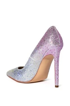 AZALEA WANG STARRY NIGHT EMBELLISHED OMBRE PUMP IN MULTI -AKIRA salestore azalea wang starry night embellished ombre pump in multi multi 4 4