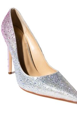 AZALEA WANG STARRY NIGHT EMBELLISHED OMBRE PUMP IN MULTI -AKIRA salestore azalea wang starry night embellished ombre pump in multi multi 5 5