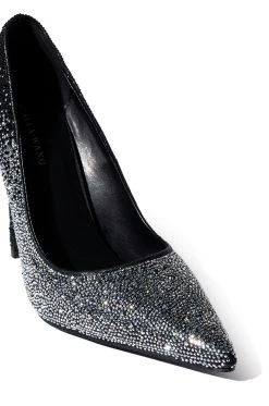 AZALEA WANG STARRY NIGHT EMBELLISHED OMBRE PUMP IN MULTI -AKIRA salestore azalea wang starry night embellished ombre pump in multi silver 5 5